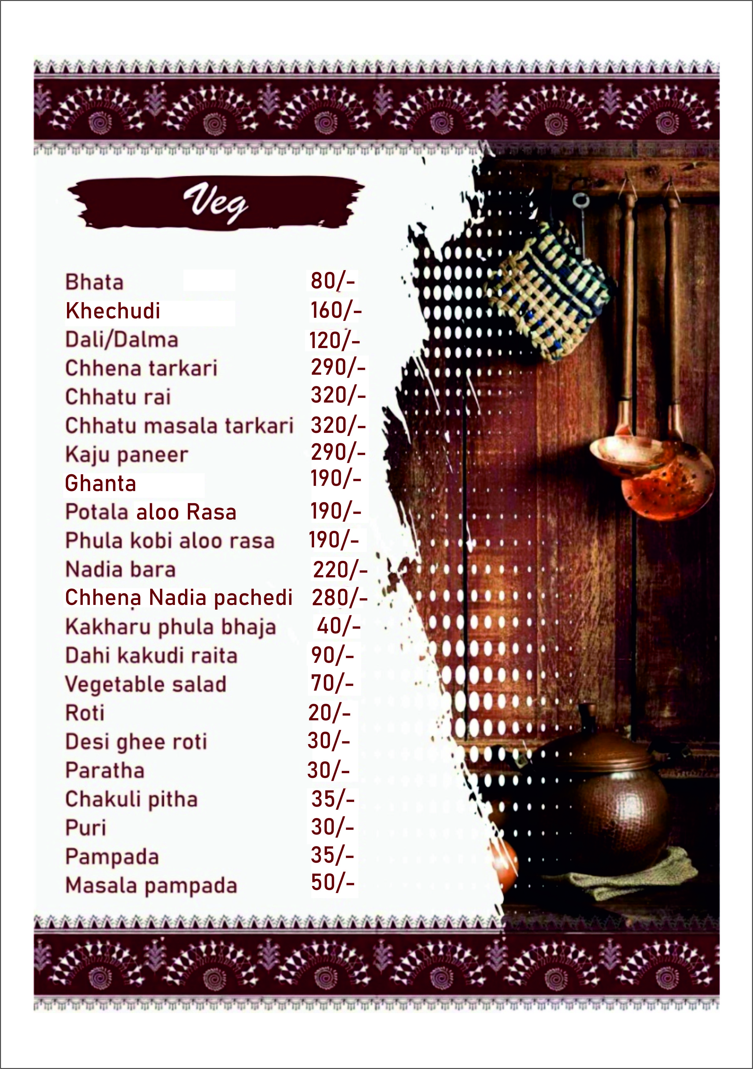 Menu Page 7